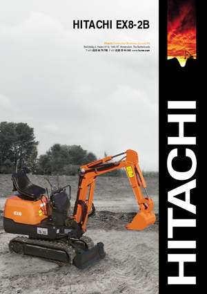 Міні-екскаватори Hitachi EX 8-2 B