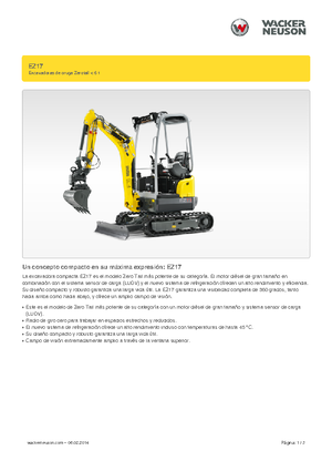 Міні-екскаватори Wacker Neuson EZ17