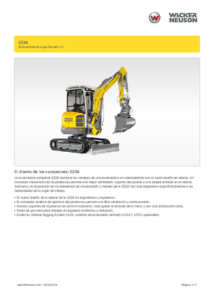Міні-екскаватори Wacker Neuson EZ28