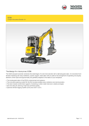 Міні-екскаватори Wacker Neuson EZ28