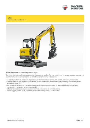 Міні-екскаватори Wacker Neuson EZ38