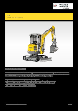 Міні-екскаватори Wacker Neuson EZ28
