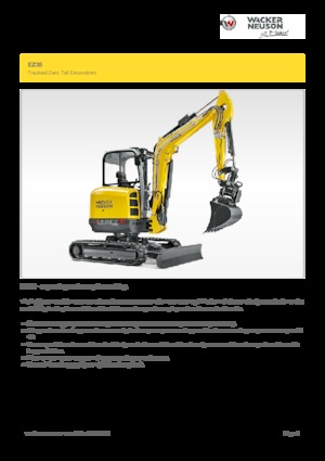 Міні-екскаватори Wacker Neuson EZ38