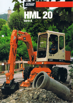 Колісні екскаватори Terex-Schaeff HML 20