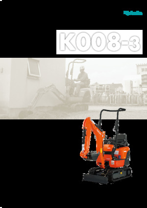 Міні-екскаватори Kubota K008-3