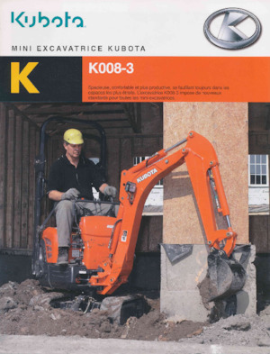Міні-екскаватори Kubota K008-3