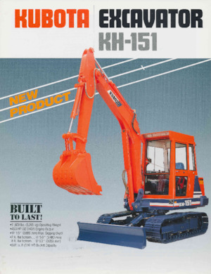 Міні-екскаватори Kubota KH151
