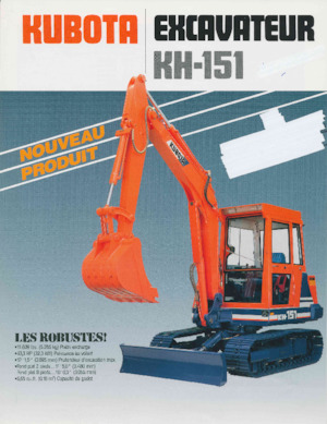 Міні-екскаватори Kubota KH151