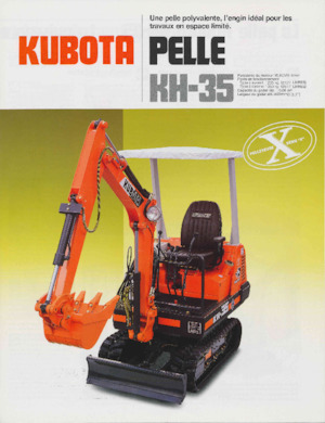 Міні-екскаватори Kubota KH35