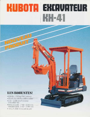 Міні-екскаватори Kubota KH41