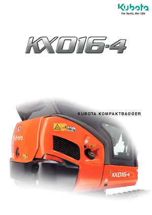 Міні-екскаватори Kubota KX016-4 G
