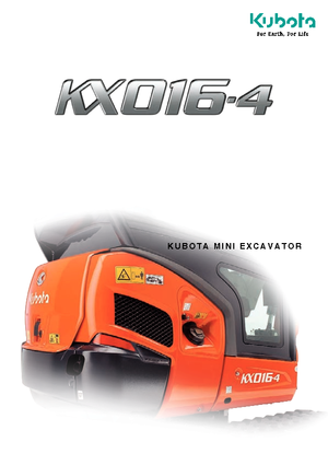 Міні-екскаватори Kubota KX016-4 G