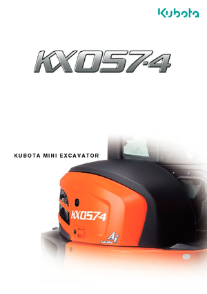 Міні-екскаватори Kubota KX057-4