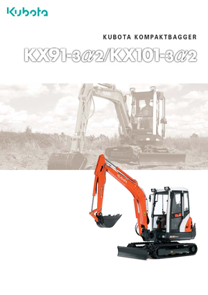 Міні-екскаватори Kubota KX101-3α2