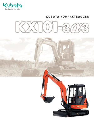 Міні-екскаватори Kubota KX101-3α3