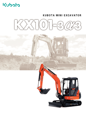 Міні-екскаватори Kubota KX101-3α3