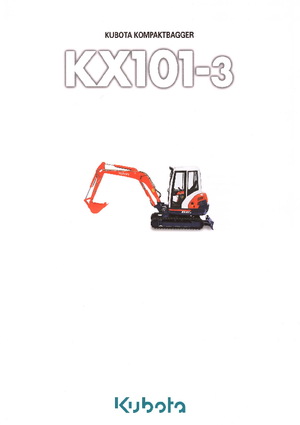 Міні-екскаватори Kubota KX101-3α GL