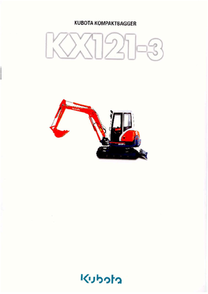 Міні-екскаватори Kubota KX121-3 GL