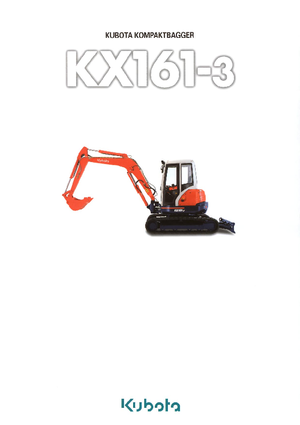 Міні-екскаватори Kubota KX161-3α GL