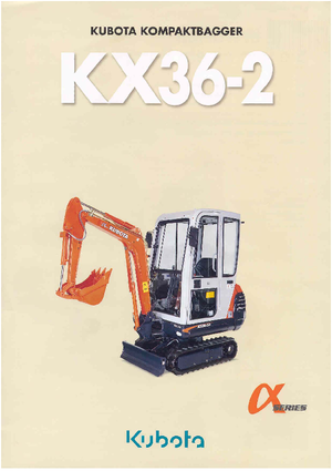 Міні-екскаватори Kubota KX36-2 HG