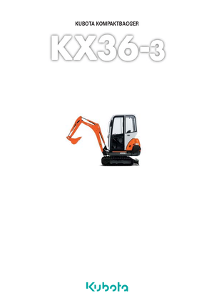 Міні-екскаватори Kubota KX36-3 GL
