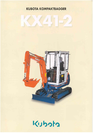 Міні-екскаватори Kubota KX41-2 HG