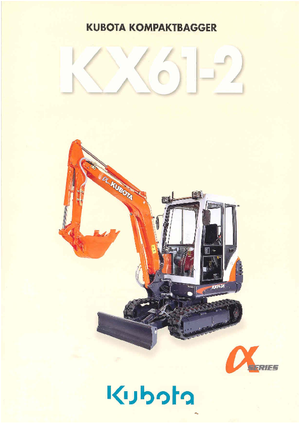 Міні-екскаватори Kubota KX61-2 G