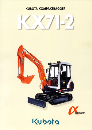 Міні-екскаватори Kubota KX71-2 G