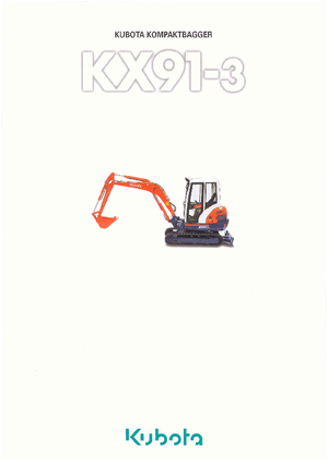 Міні-екскаватори Kubota KX91-3α GL