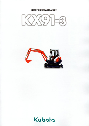Міні-екскаватори Kubota KX91-3 GL