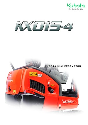 Міні-екскаватори Kubota KX015-4