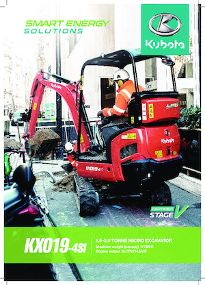 Міні-екскаватори Kubota KX019-4 SI