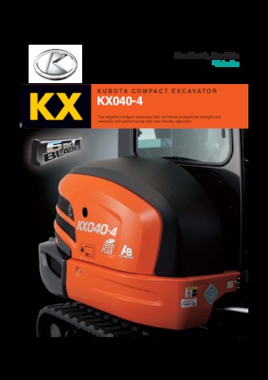 Міні-екскаватори Kubota KX040-4
