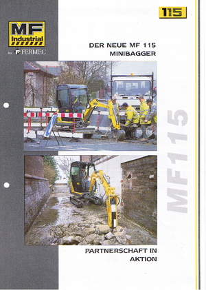 Міні-екскаватори MF Industrial MF 115