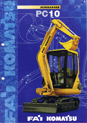 Міні-екскаватори Komatsu PC10-7