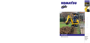 Міні-екскаватори Komatsu PC12R-8