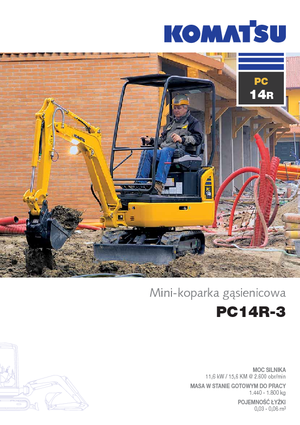 Міні-екскаватори Komatsu PC14R-3