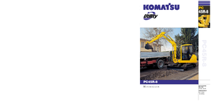 Міні-екскаватори Komatsu PC45R-8