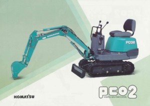 Міні-екскаватори Komatsu PC02