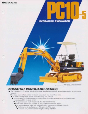 Міні-екскаватори Komatsu PC10-5