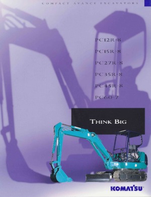 Міні-екскаватори Komatsu PC12R-8