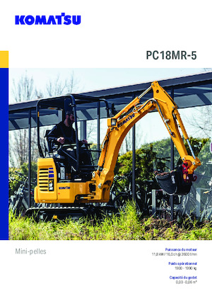 Міні-екскаватори Komatsu PC18MR-5
