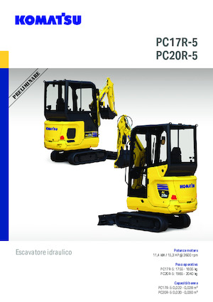 Міні-екскаватори Komatsu PC20R-5