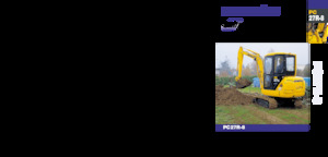 Міні-екскаватори Komatsu PC27R-8