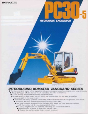 Міні-екскаватори Komatsu PC30-5