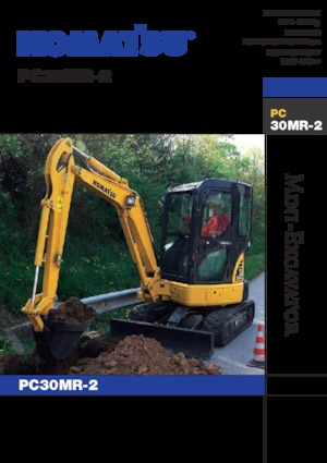 Міні-екскаватори Komatsu PC30MR-2
