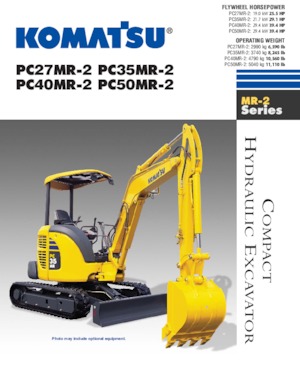 Міні-екскаватори Komatsu PC50MR-2
