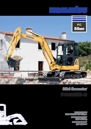Міні-екскаватори Komatsu PC55MR-3