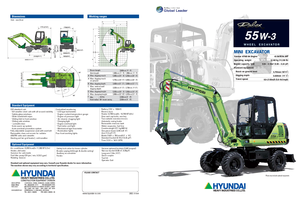 Міні-екскаватори Hyundai R 55 W-3