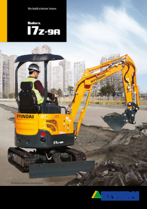 Міні-екскаватори Hyundai R17Z-9A